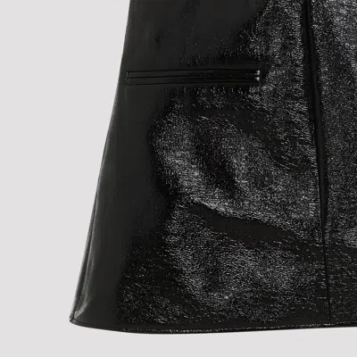 Courrèges Courreges 2 Pockets Vinyl A-line Dress Women In Black