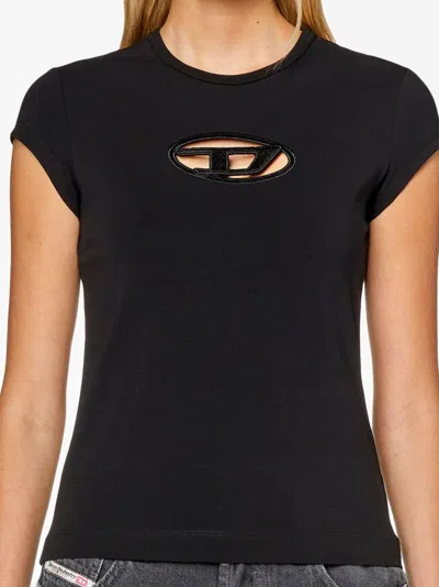 Diesel T-angie T-shirt In Stretch Cotton