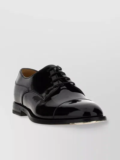 Gucci Lace-up Shoes In Patent Leather