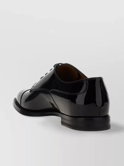Gucci Lace-up Shoes In Patent Leather
