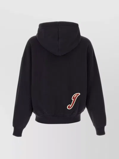 Jacquemus Cotton Sweatshirt With Embroidered Varsity Patch