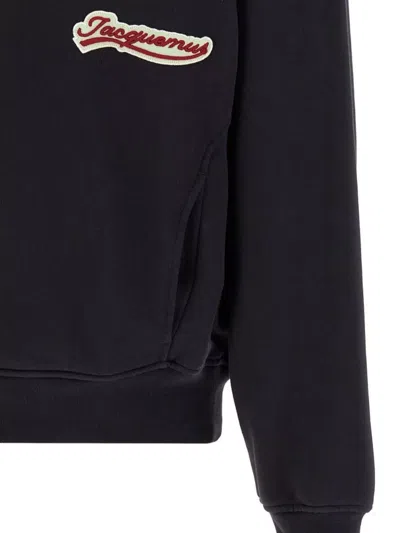 Jacquemus Cotton Sweatshirt With Embroidered Varsity Patch