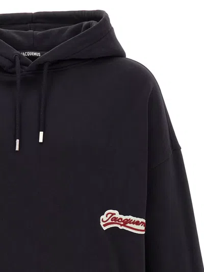 Jacquemus Cotton Sweatshirt With Embroidered Varsity Patch