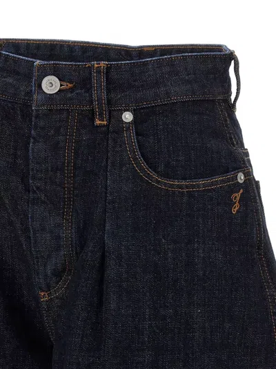 Jacquemus Ovalo Denim Trousers Featuring Pockets