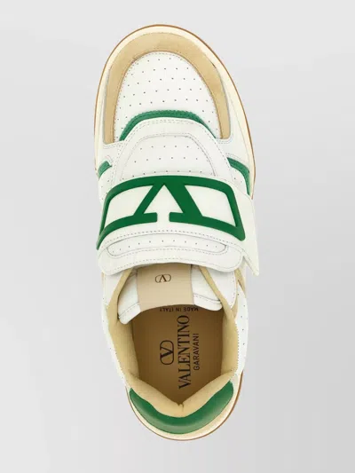 Valentino Garavani Vg Joie De Jouer Sneaker In Nappa Calfskin In White