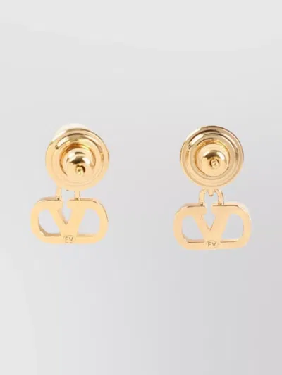 Valentino V Logo Signature Pearl Earrings
