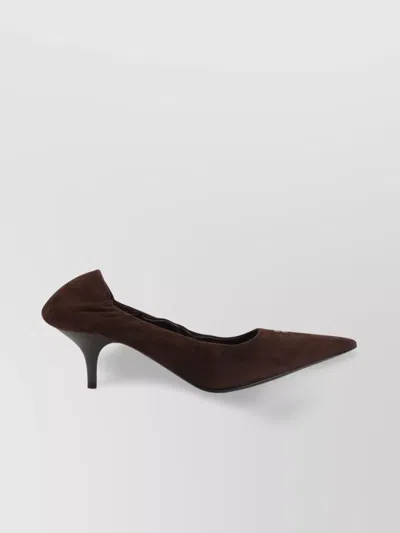 Miu Miu Lamb Leather Pointed Toe Stiletto Pumps