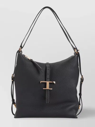 Tod's Grained Leather Shoulder Bag