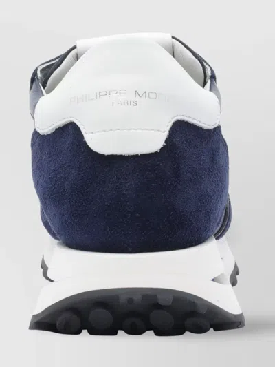Philippe Model Low Top Sneakers Suede Panels