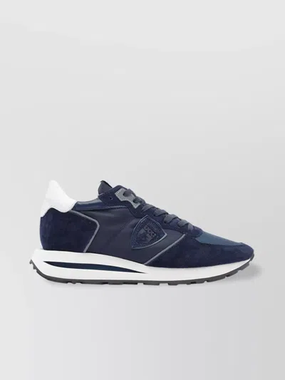 Philippe Model Low Top Sneakers Suede Panels