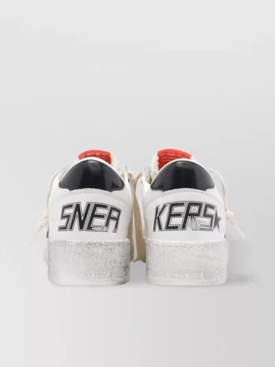 Golden Goose Low Top Sneakers With Leopard Star Detail