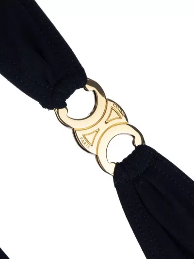 Celine Beachwear & Swimwear Gold-tone Hardware In Black