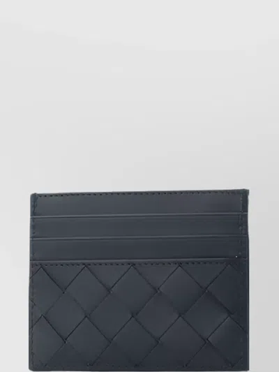 Bottega Veneta Compact Textured Wallets With Sleek Design
