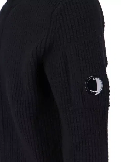 C.p. Company C.p.company Knitwear Crewneck In Black