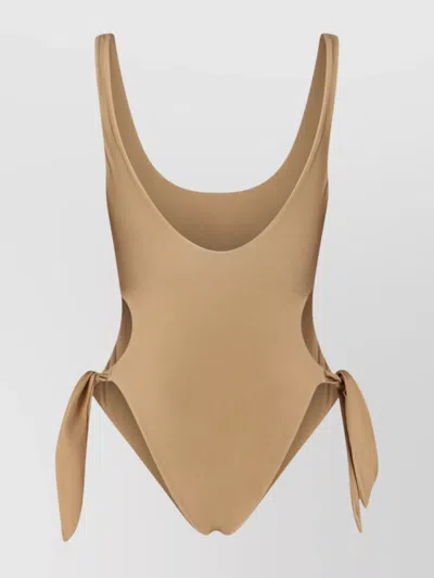 Chloé Flamingo Print Low Back Coverups