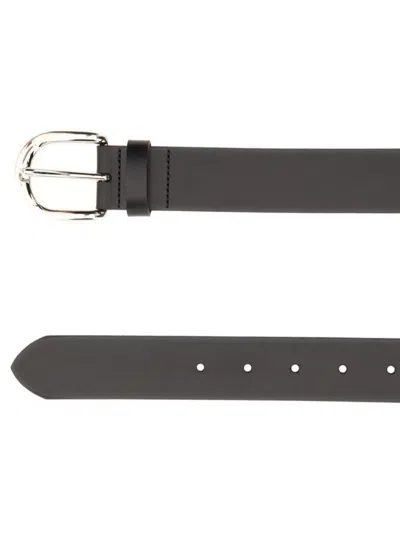 Isabel Marant Adjustable Metal Buckle Smooth Finish Belt