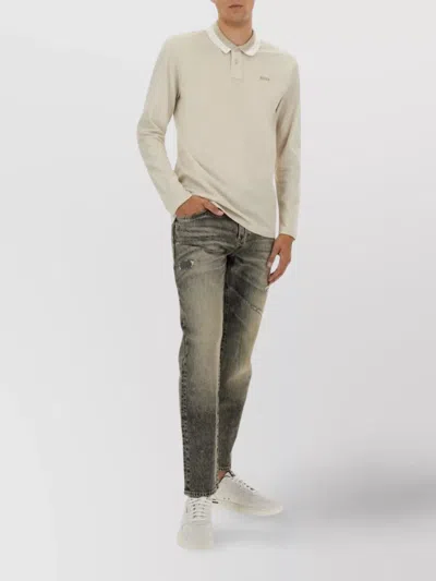 Hugo Boss Distressed Denim With Belt Loops
