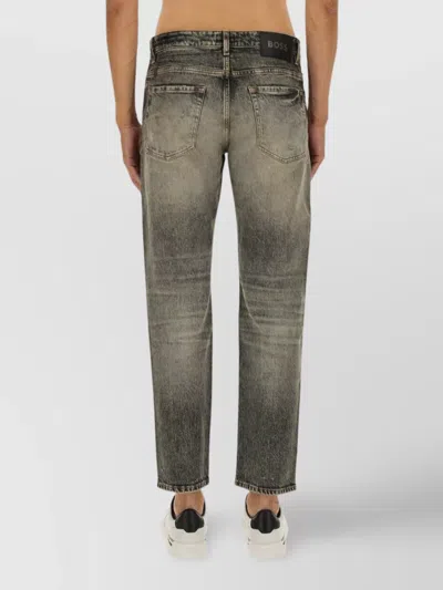 Hugo Boss Distressed Denim With Belt Loops
