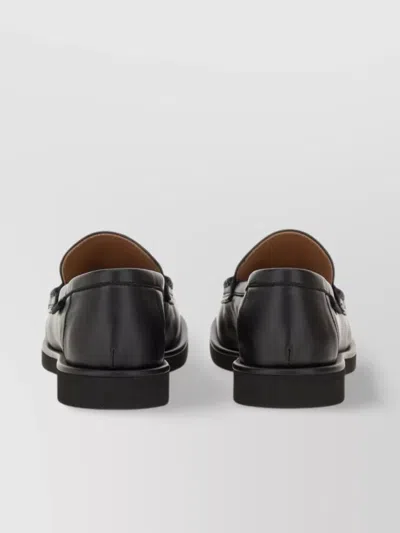 Stella Mccartney Loafers With Gold-tone Detail And Square Toe