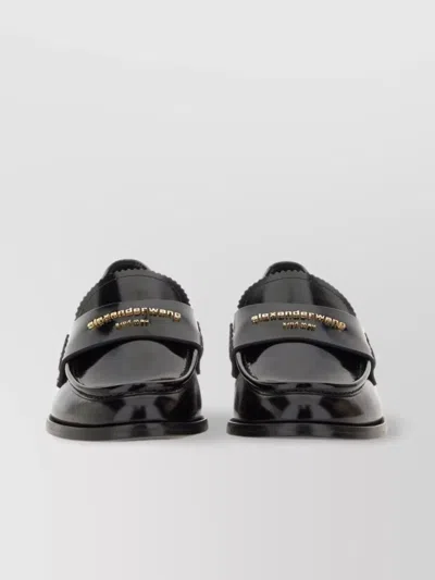 Alexander Wang Shiny Round Toe Loafers