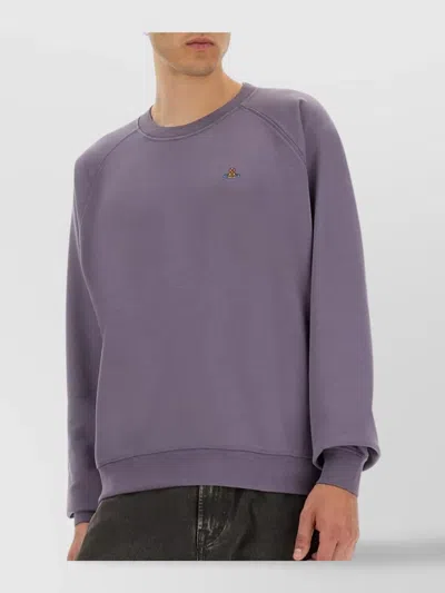 Vivienne Westwood Sweatshirt With Raglan Sleeves Unisex In Purple