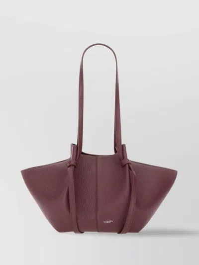 Yuzefi Shoulder Bags With Textured Finish And Long Handles