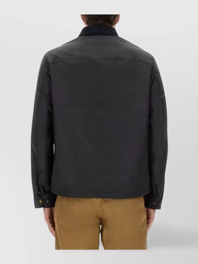 Belstaff Jacket With Chest Pocket And Long Sleeves In Black