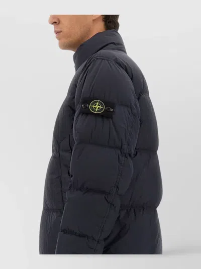Stone Island Down Jacket In Lightweight Recycled Nylon Reps Jackets Blue In Blue