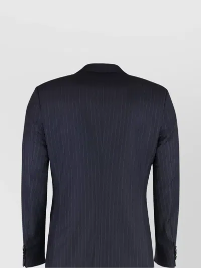 Hugo Boss Boss Virgin Wool Two-pieces Suit In Black