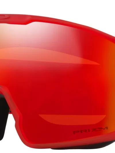 Oakley Strap Sunglasses With Curved Design And Full Coverage