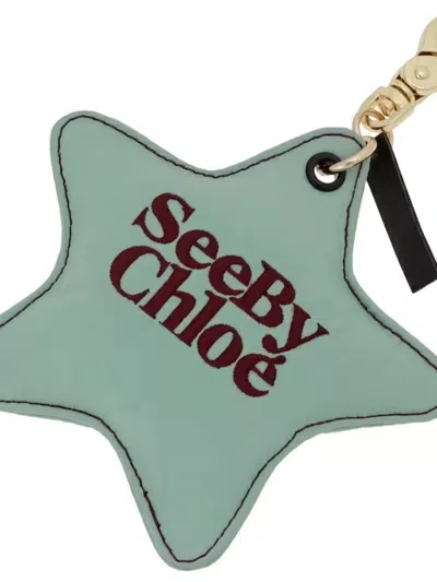 See By Chloé Star-shaped Key Holders For A Touch Of Glamour In Neutral