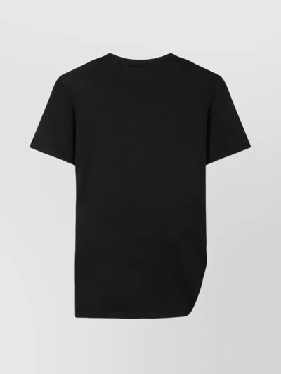 Versace Safety Pin Draped T-shirt In Black