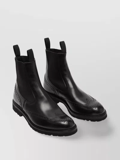 Tricker's Henry Brogue Chunky Sole Boots