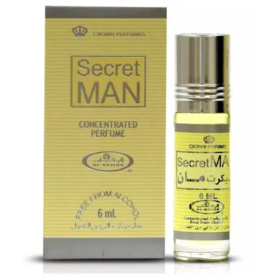 Al Rehab Men's Secret Man Rollerball Perfume Oil 0.2 oz Fragrances 6281110004582