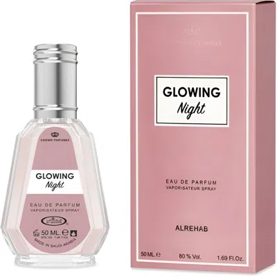 Al Rehab Ladies Glowing Night Edp Spray 1.7 oz Fragrances 6281110001666