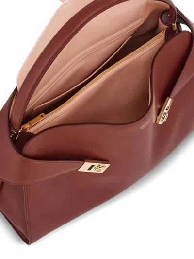 Ferragamo Women Hug Medium Leather Tote Bag