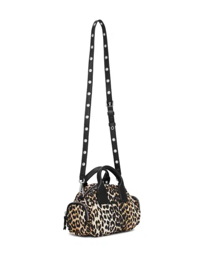 Ganni Leopard-print Tote Bag