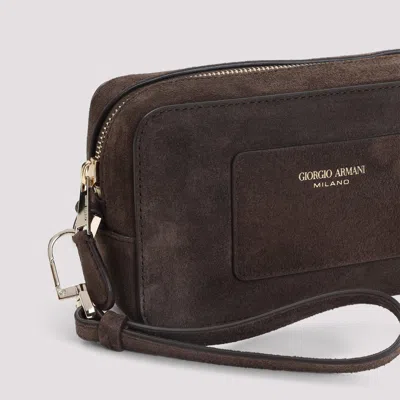Giorgio Armani Calf Leather Beauty Case Women