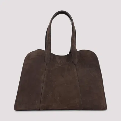 Giorgio Armani Suede Calf Leather Handbag Women