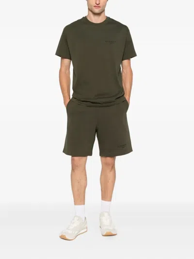 Givenchy Cotton T-shirt With Stamp Print Clothing In Green