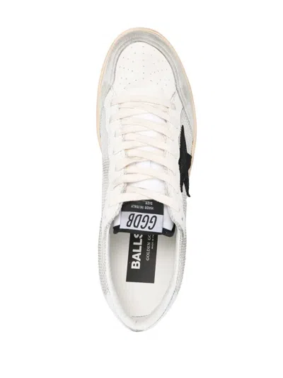 Golden Goose "ball Star" Net Upper Suede Star Laminated Heel Crack Spur Sneakers Shoes