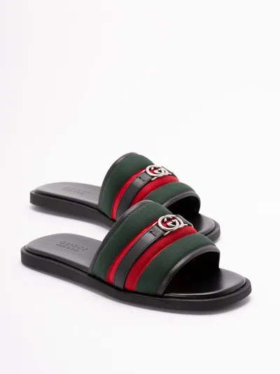 Gucci Men Slides With `web`