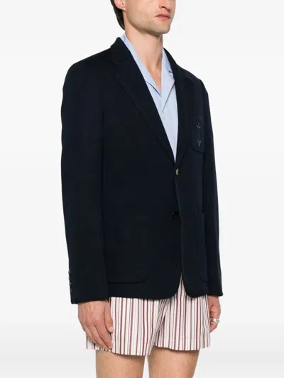 Gucci Long Sleeve Blazer In Black