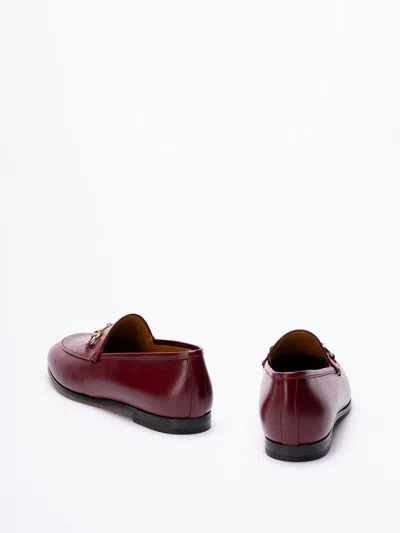 Gucci Women Jordaan Leather Loafers