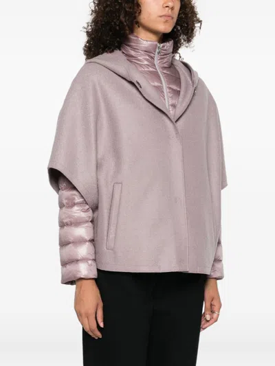 Herno Women Hooded Puffer Jacket In Pink