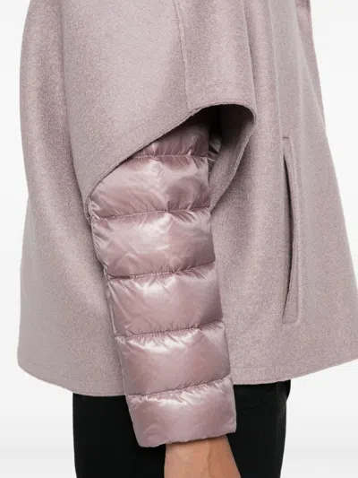 Herno Women Hooded Puffer Jacket In Pink