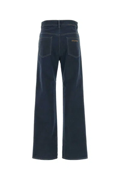 Miu Miu Denim Jeans In Black