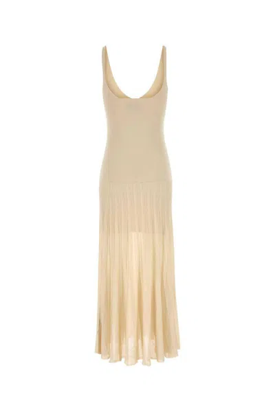 Isabel Marant Sand Stretch Cotton Blend Velma Dress In Neutral