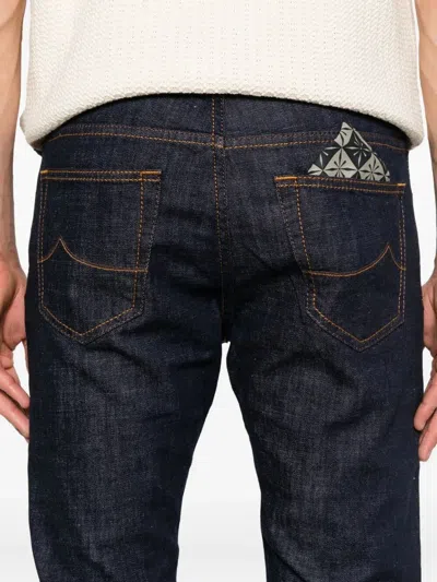 Jacob Cohen Straight-leg Jeans In Black