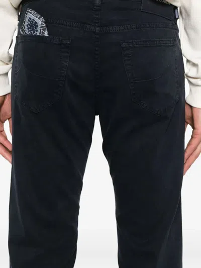 Jacob Cohen Navy Blue Slim Fit Nick Denim In Black